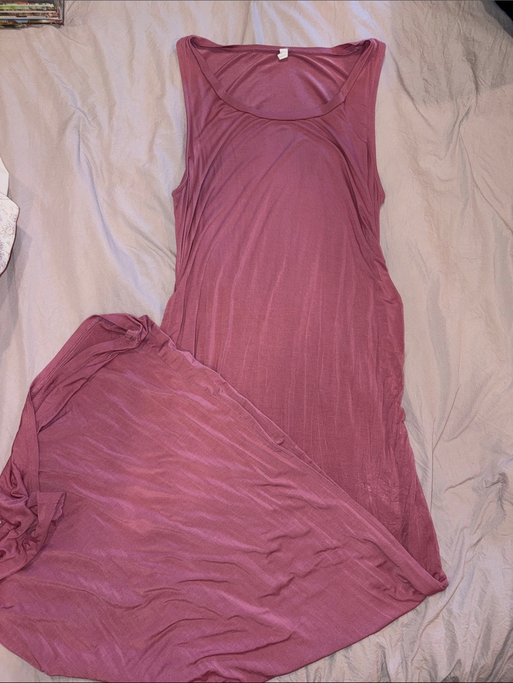 Pinkblush Maternity Dusty Rose Sleeveless Maxi Dress